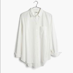 Madewell Drapey Oversized Boyfriend Top